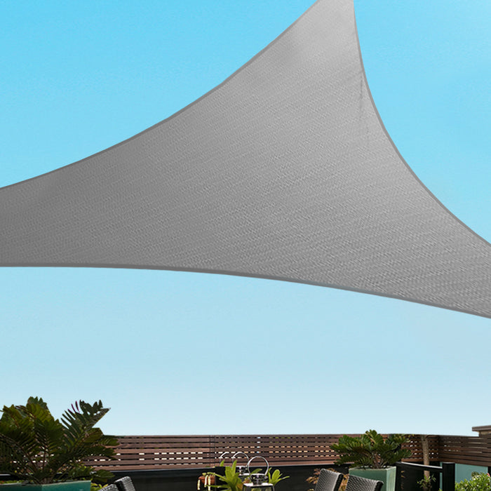 Instahut Sun Shade Sail Cloth Shadecloth Right Rectangle Canopy 280gsm 3x3x4.3m