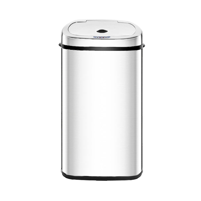 Automa 50L Stainless Steel Motion Sensor Rubbish Bin | Hands Free Rubbish Bins