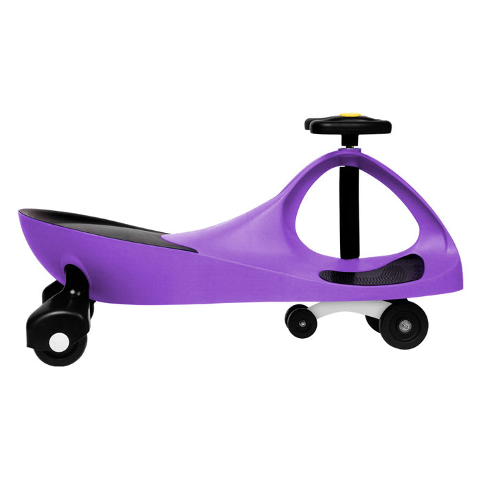 Funzee Kids Ride on Swing Car| Childrens Fun Wiggle Ride on Scooter Car in Purple