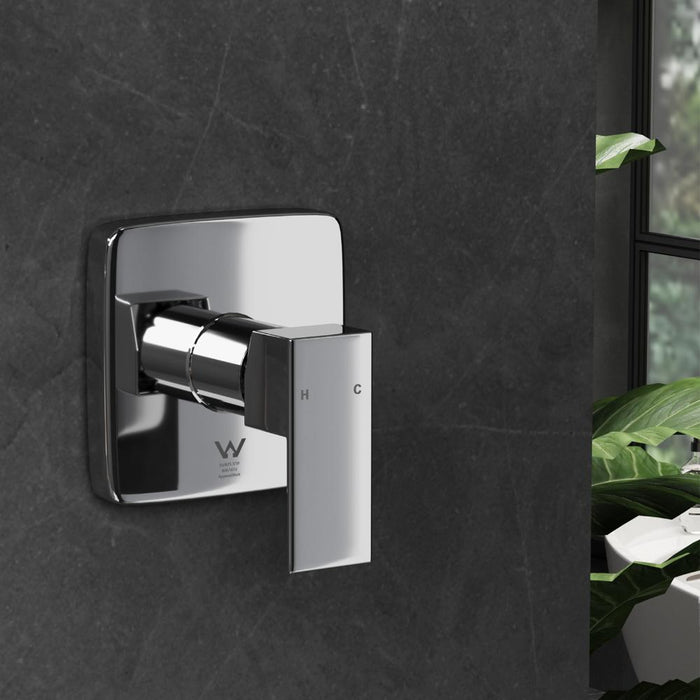 Super High Quality Shower Mixer in Black or Chrome | Ceramic Cartridge Solid Brass Mixer | 2 Models