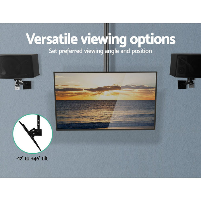 32 inch to 75 Inch TV Wall Swivel Ceiling Mount Bracket  | TV Full Motion Tilt TV Bracket