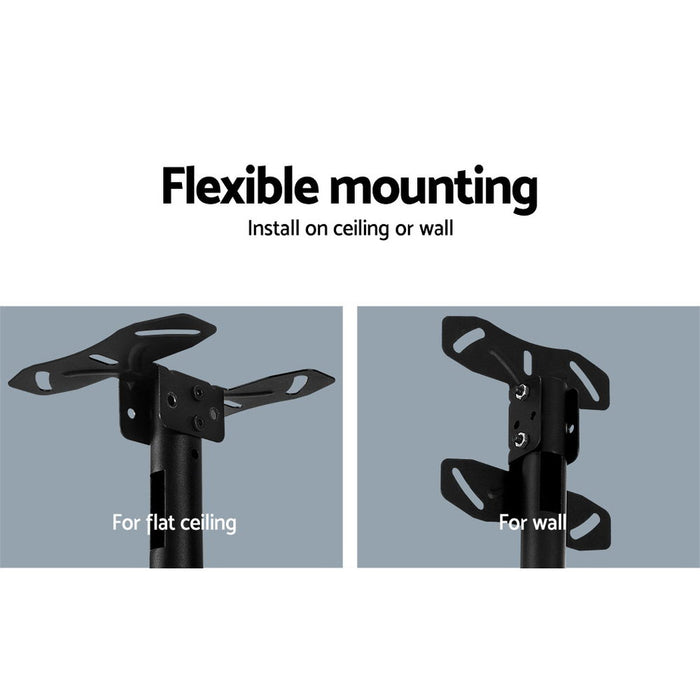 32 inch to 75 Inch TV Wall Swivel Ceiling Mount Bracket  | TV Full Motion Tilt TV Bracket