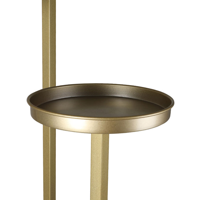 Natura 5 Tier 120cm Metal Plant Stand | Flower Pot Shelves and Stand in Gold