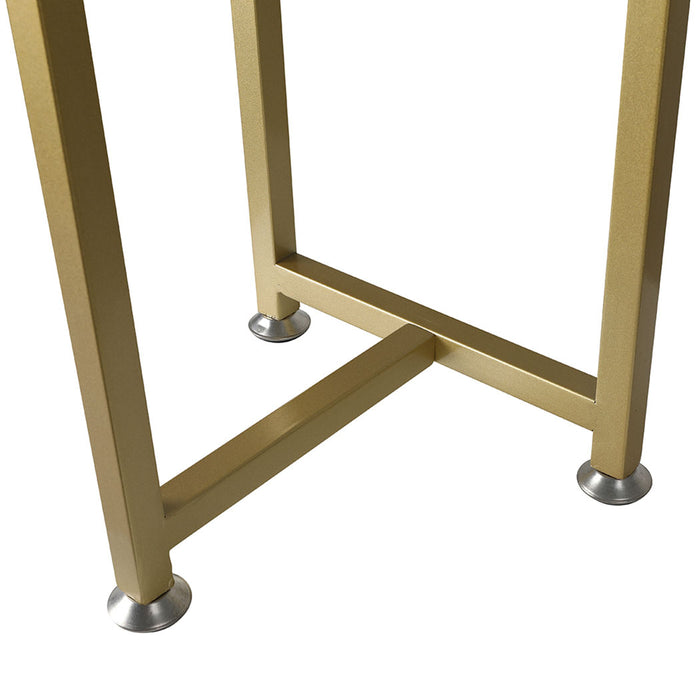 Natura 5 Tier 120cm Metal Plant Stand | Flower Pot Shelves and Stand in Gold