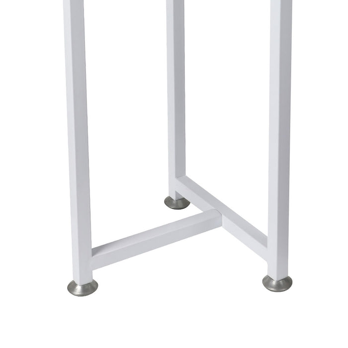 Natura 5 Tier 100cm Metal Plant Stand | Flower Pot Shelves and Stand in White