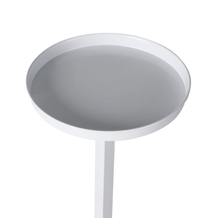 Natura 5 Tier 100cm Metal Plant Stand | Flower Pot Shelves and Stand in White