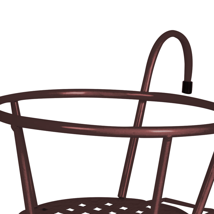 Natura 1x Flower Holder Plant Stand Hanging Pot in Bronze