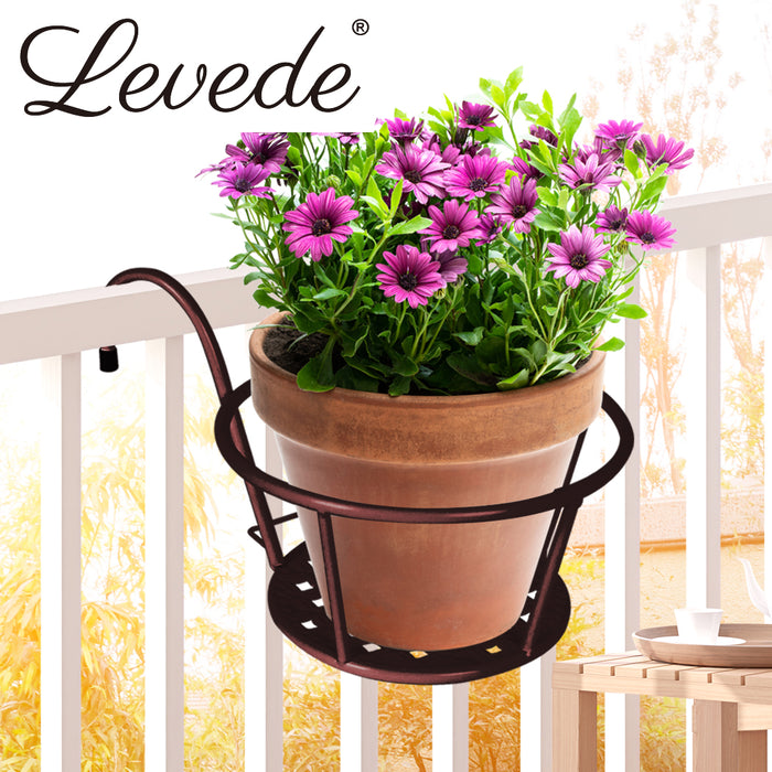 Natura 1x Flower Holder Plant Stand Hanging Pot in Bronze