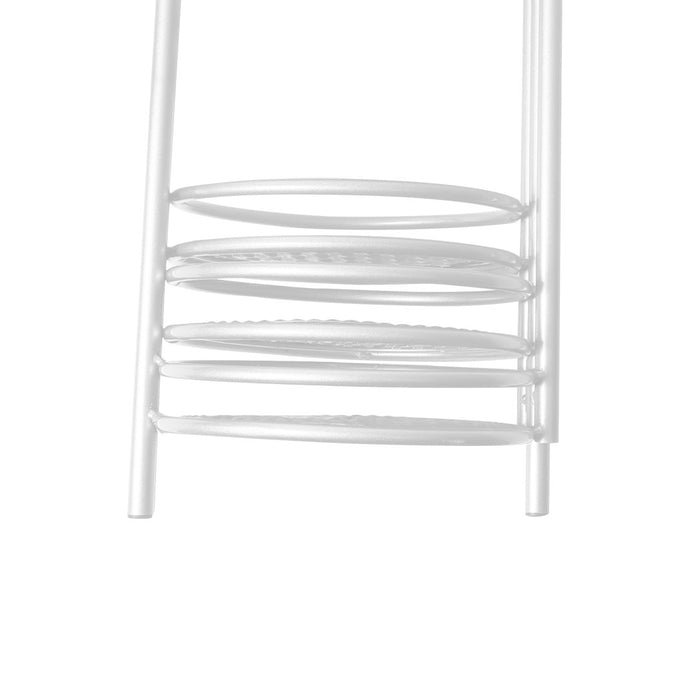 Natura 6 Tier Metal Plant Stand | Flower Pot Shelves and Stand in White