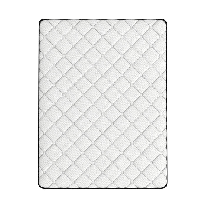 Comforpedic Mattress 5 Zone Medium Support Foam Bonnell Spring 21CM - Queen - White  Black