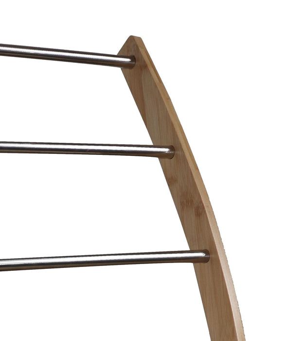 Bliss 85cm Bamboo 3-Tier Freestanding Towel Rack | Bamboo Bathroom Storage Solutions