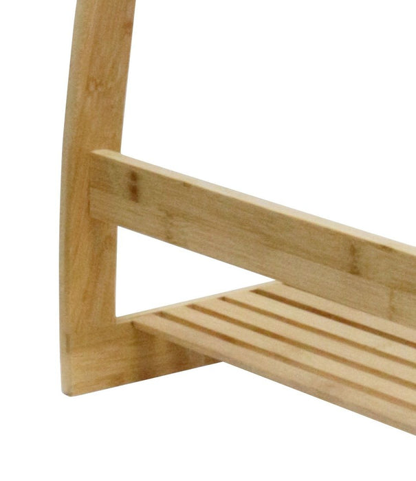 Bliss 85cm Bamboo 3-Tier Freestanding Towel Rack | Bamboo Bathroom Storage Solutions
