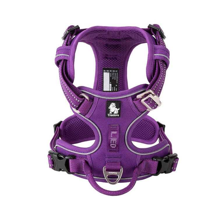 XS Pet Friendly No Pull Dog Harness Purple