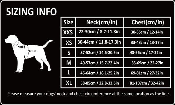 Large Lightweight Dog Harness Black