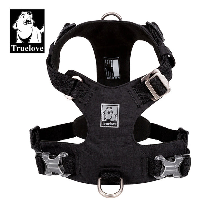 Large Lightweight Dog Harness Black