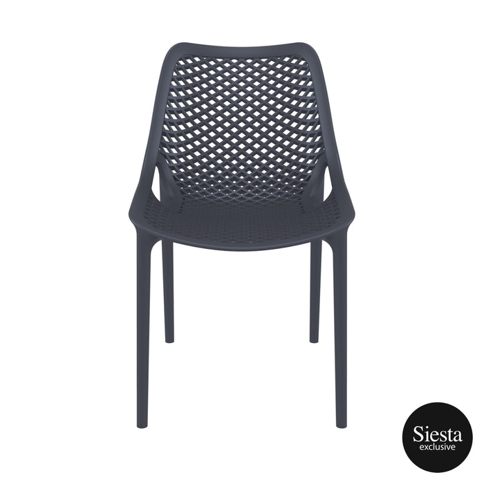 Premium High End Weather Resistant Stackable Air Chair 82cm H - Anthracite