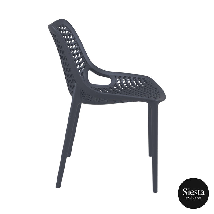 XL Premium High End Weather Resistant Stackable Air Chair 82cm H - Anthracite