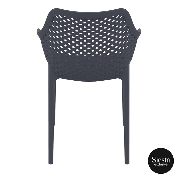 XL Premium High End Weather Resistant Stackable Air Chair 82cm H - Anthracite