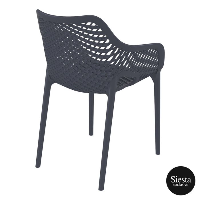 XL Premium High End Weather Resistant Stackable Air Chair 82cm H - Anthracite