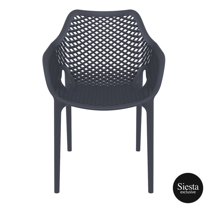 XL Premium High End Weather Resistant Stackable Air Chair 82cm H - Anthracite