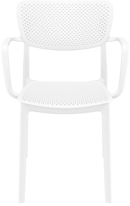 Premium High End Weather Loft Armchair 82cm H - White