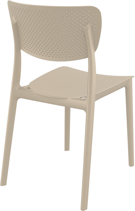 Premium High End Weather Resistant Lucy Chair 82cm H - Taupe