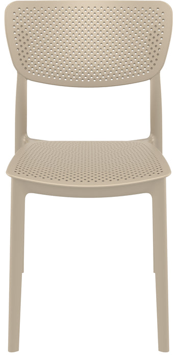 Premium High End Weather Resistant Lucy Chair 82cm H - Taupe