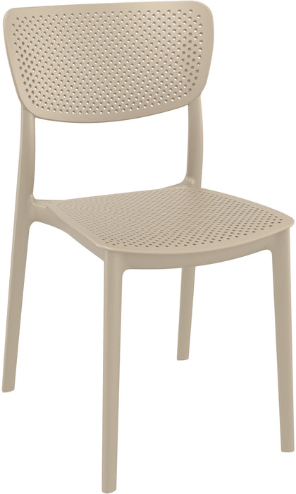 Premium High End Weather Resistant Lucy Chair 82cm H - Taupe