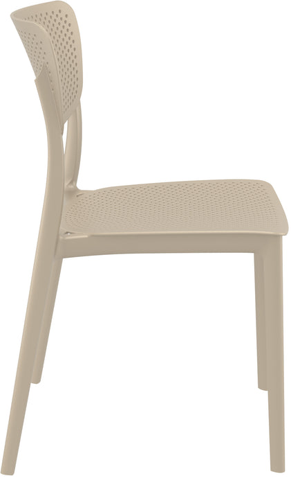Premium High End Weather Resistant Lucy Chair 82cm H - Taupe