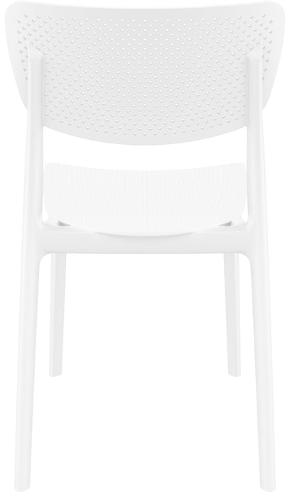 Premium High End Weather Resistant Lucy Chair 82cm H - White