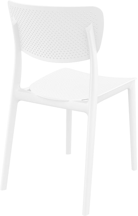 Premium High End Weather Resistant Lucy Chair 82cm H - White