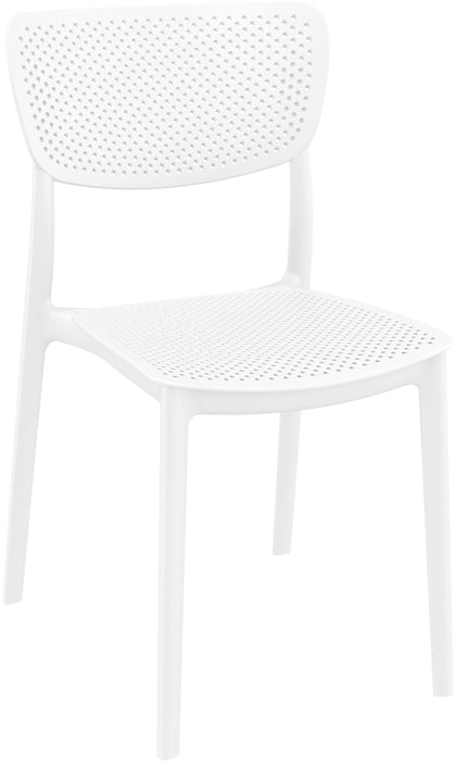Premium High End Weather Resistant Lucy Chair 82cm H - White