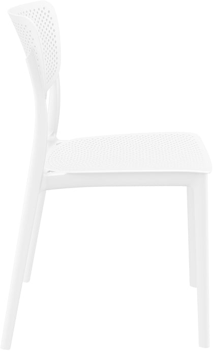 Premium High End Weather Resistant Lucy Chair 82cm H - White