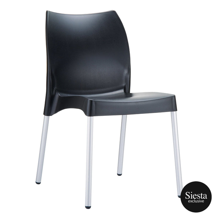 Premium High End Weather Resistant Vita Chair 80cm H - Black