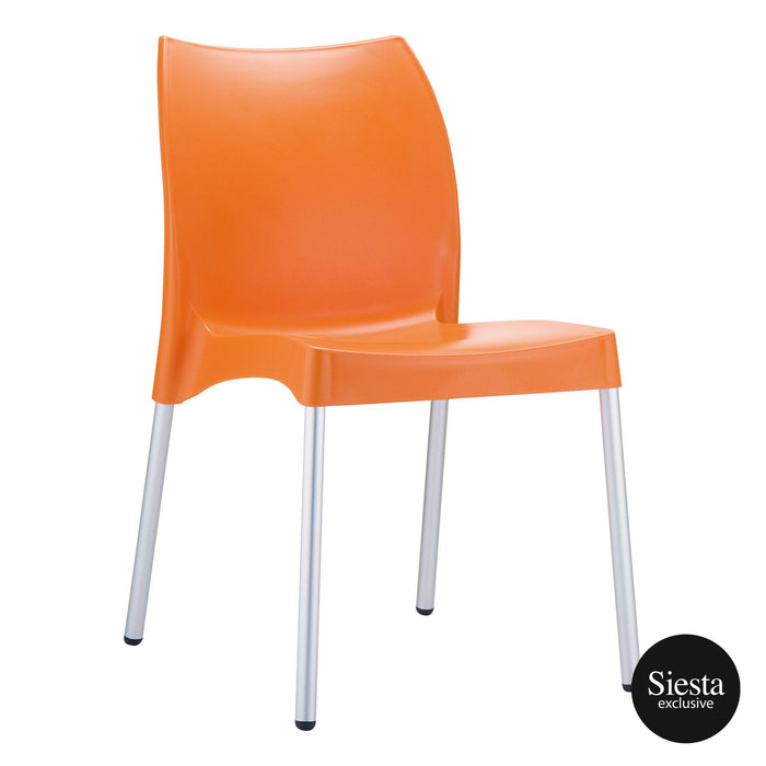 Premium High End Weather Resistant Vita Chair 80cm H - Orange