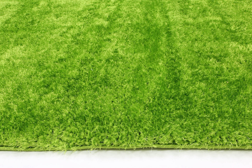 Puffy Soft Shaggy Grass Green 160x230 cm