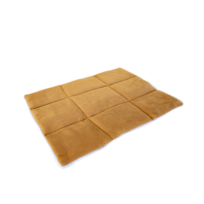 Soft Sleep XLarge Beige Pet Cushion Mat Bed | Dog Cat Relaxed Calm Pet Bed 42"