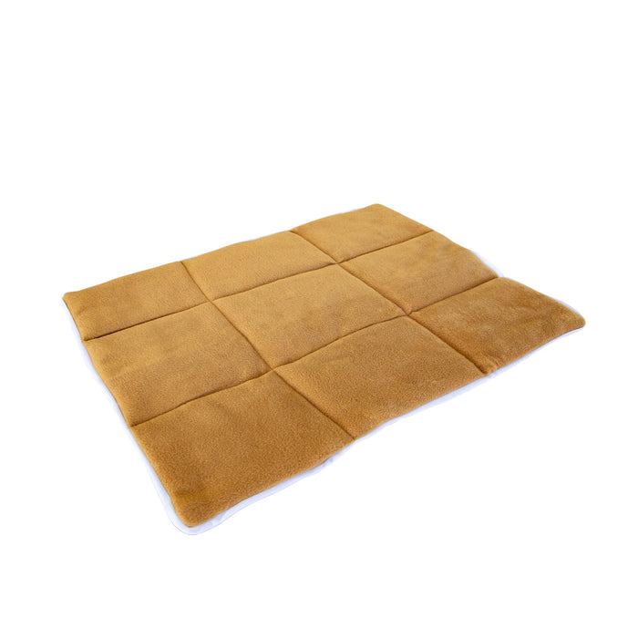 Soft Sleep XX Large Beige Pet Cushion Mat Bed | Dog Cat Relaxed Calm Pet Bed 48"