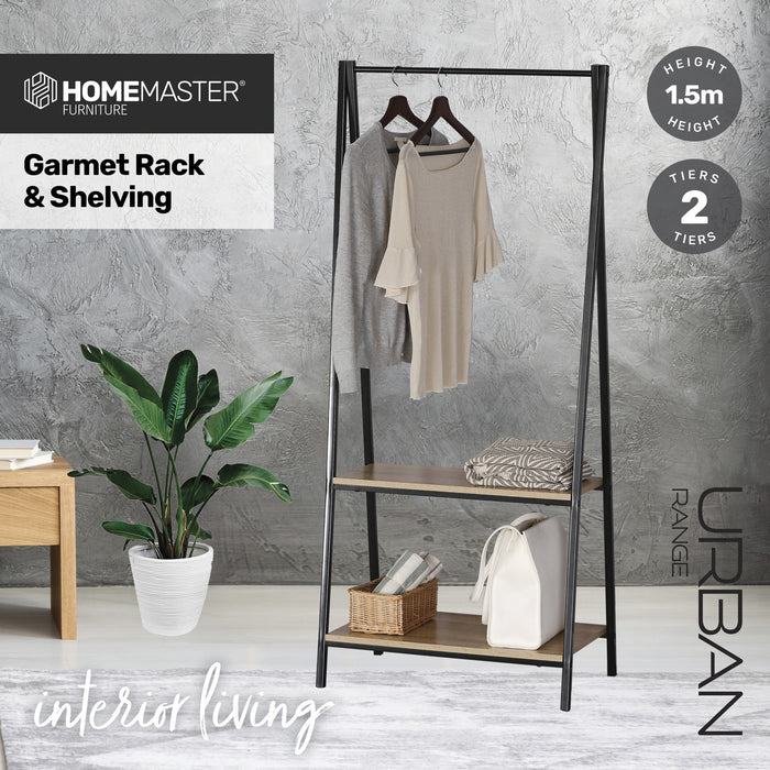 Arezzo 2 Tier Garment Rack | Modern Clothes Rack Storage