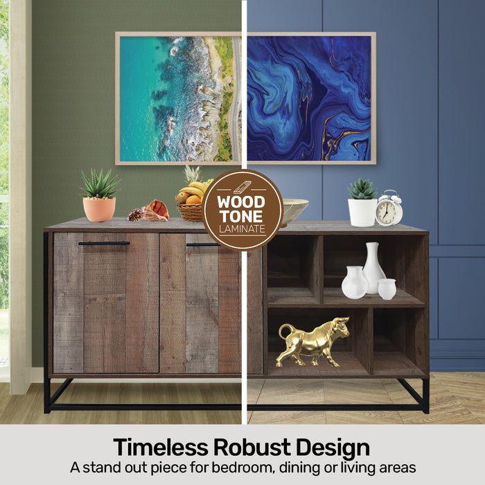 Arezzo Modern Sleek Vogue Sideboard Buffet Unit | Modern Storage Console Storage Unit