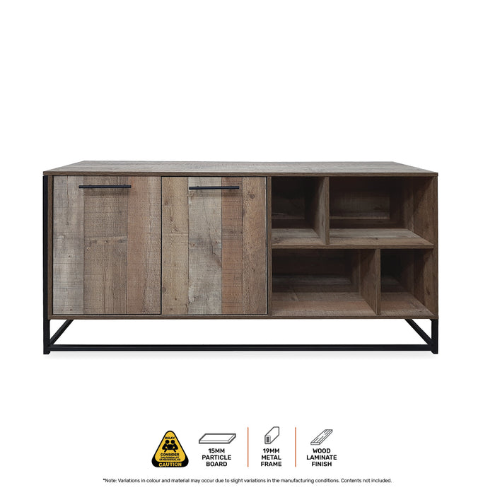 Arezzo Modern Sleek Vogue Sideboard Buffet Unit | Modern Storage Console Storage Unit