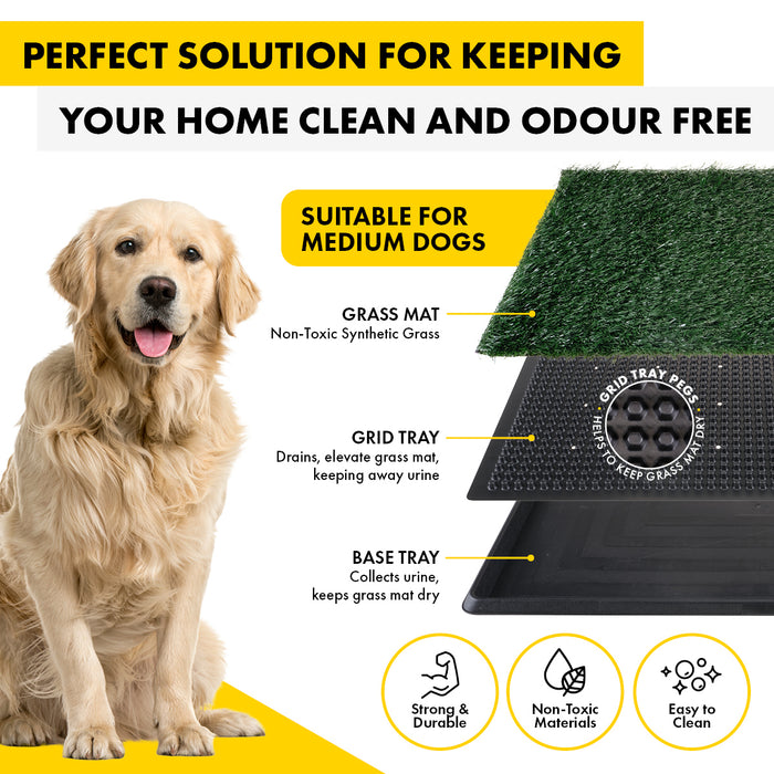 3 Layer Portable Dog Potty Trainer System | Odour Resistant Pet Potty Training