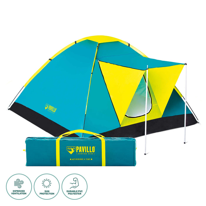 3 Person 2.1m x 2.1m UV Protected Beach and Camping Tent