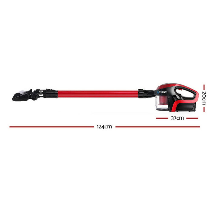Powerful Headlight 150W Stick Handstick Vacuum Cleaner | Red Black Cordless Vacuum Cleaner
