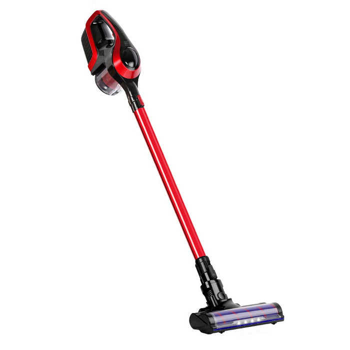 Powerful Headlight 150W Stick Handstick Vacuum Cleaner | Red Black Cordless Vacuum Cleaner