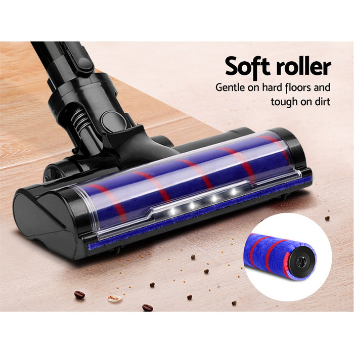 Powerful Headlight 150W Stick Handstick Vacuum Cleaner | Red Black Cordless Vacuum Cleaner