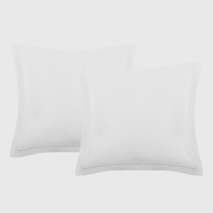 Set of Two Easy Care Cotton Blend Percale European Pillowcases | Two Cotton Blend Pillowcases by Kingdom Classic | 11 Colours