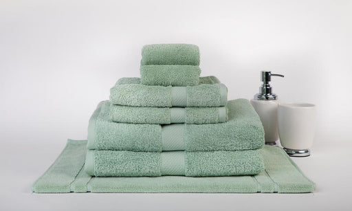 100% Premium Combed Cotton Extra Large Bath Sheet Towel Set | 7 or 14pc Sets | Superior Abosrbance and Size  | 2 Sizes - 30 Colours Bath Towels & Washcloths 7pc Set / Frost Ontrendideas Bed and Bath