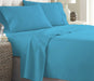 2000TC Bamboo Ultra Cooling Sheet Set | Fast Dry Honeycomb Technology Ramesses Sheets | 5 Sizes - 8 Colours Bed Sheets Single / Aqua Ontrendideas Bed and Bath