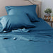 1200TC Ultra-soft All Natural 100% Tencel Sheet Set | Cooling Sheets | Eco Friendly Bedding | 5 Sizes - 5 Colours Bed Sheets Single / Classic Blue Ontrendideas Bed and Bath
